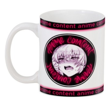 Купить Кружка Anime content в Аниме интернет-магазине Акки с доставкой по России