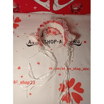 Купить Розово-белые ушки в Аниме интернет-магазине Акки с доставкой по России
