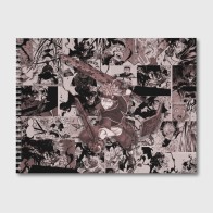Альбом для рисования «ASTA manga monochrome pages»
