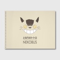 Альбом для рисования « Мой сосед Тоторо Nekobus»