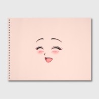 Альбом для рисования «Сonfused anime face»