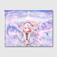 Альбом для рисования «ANIME ANGEL in clouds»