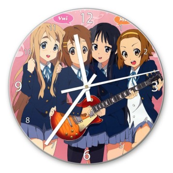Купить Часы настенные K-On!! 347182 в Аниме интернет-магазине Акки с доставкой по России