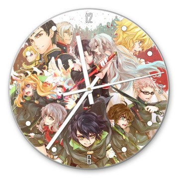 Купить Часы настенные Owari no Seraph 347302 в Аниме интернет-магазине Акки с доставкой по России