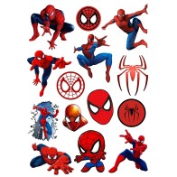 Наклейки "Spider-Man / Человек-паук" No.1