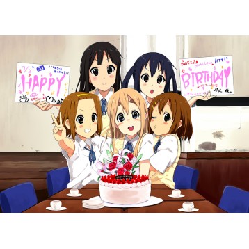 Купить Открытка Anime Happy Birthday! в Аниме интернет-магазине Акки с доставкой по России