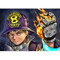 Открытка из аниме Пламенная бригада пожарных