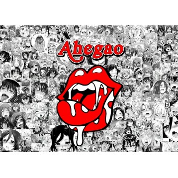 Купить Открытка Ahegao в Аниме интернет-магазине Акки с доставкой по России