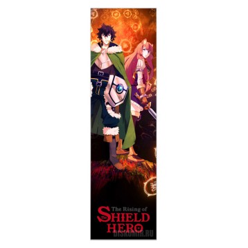 Купить Закладка Восхождение героя щита - Наофуми Иватани и Рафталия в Аниме интернет-магазине Акки с доставкой по России