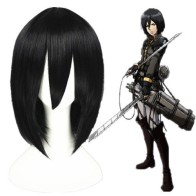 Косплей парик "Shingeki no Kyojin" Mikasa Ackerman