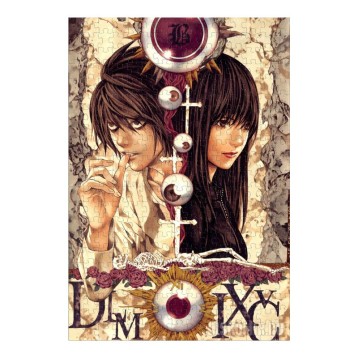 Купить Пазл Death Note - Misora Naomi и L Lawliet (размер A3, 252 детали)  в Аниме магазине Акки