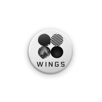 Купить Большой значок BTS. Wings в Аниме интернет-магазине Акки с доставкой по России