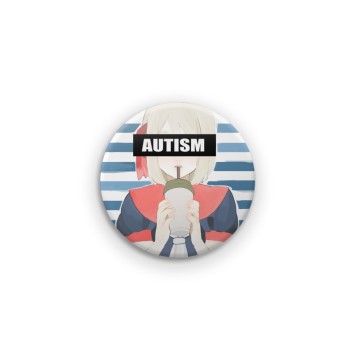 Купить Большой значок Autism 2 в Аниме интернет-магазине Акки с доставкой по России
