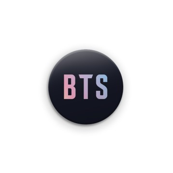 Купить Большой значок BTS. Logo 2 в Аниме интернет-магазине Акки с доставкой по России