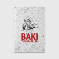 Обложка для паспорта матовая кожа «Baki the Grappler»