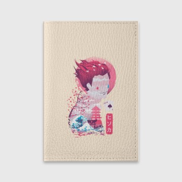 Купить Обложка для паспорта матовая кожа «Хисока арт» в Аниме магазине Акки