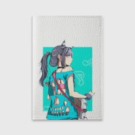 Обложка для паспорта матовая кожа «Ibuki Mioda»