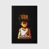 Обложка для паспорта матовая кожа «Gon - Hunter x Hunter»
