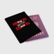 Купить Обложка для паспорта матовая кожа «HENTAI WITH SENPAI» в Аниме магазине Акки