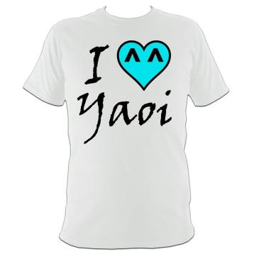 Купить Аниме футболка I Love Yaoi в Аниме интернет-магазине Акки с доставкой по России