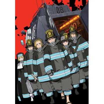 Купить Плакат Пламенная бригада пожарных в Аниме интернет-магазине Акки с доставкой по России