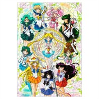 Пазл Bishoujo Senshi Sailor Moon / Красавица-воин Сейлор Мун с главными героями (размер A4, 120 деталей)