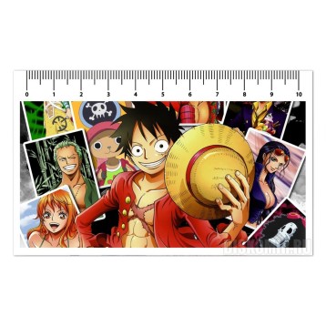 Купить Линейка (10см) One Piece - Monkey D. Luffy в Аниме интернет-магазине Акки с доставкой по России