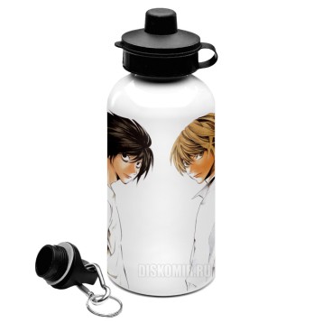 Купить Спортивная бутылка для воды Death Note L and Kira в Аниме интернет-магазине Акки с доставкой по России