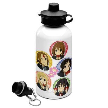 Купить Спортивная бутылка для воды K-On! Yui, Tsumugi, Ritsu, Mio, Azusa в Аниме интернет-магазине Акки с доставкой по России