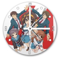 Часы настенные  The Melancholy of Haruhi Suzumiya