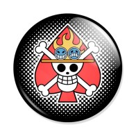 Значок One Piece Ace's Flag