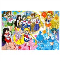 Пазл Bishoujo Senshi Sailor Moon / Красавица-воин Сейлор Мун с главными героинями (размер A4, 120 деталей)