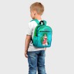 Купить Детский рюкзак 3D «Девушка зеленые волосы 18+» в Аниме магазине Акки