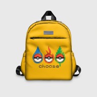 Детский рюкзак 3D «Выбирай покемона»