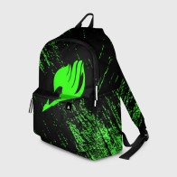 Рюкзак 3D «Хвост Феи зеленая диагональ»