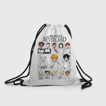 Купить Рюкзак-мешок 3D «Обещанный Неверленд персонажи » в Аниме магазине Акки