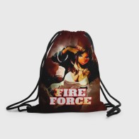 Рюкзак-мешок 3D «Пламенная бригада пожарных - Хибана»