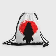 Рюкзак-мешок 3D «НЕДЗУКО | КРАСНОЕ СОЛНЦЕ | КЛИНОК»