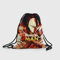 Рюкзак-мешок 3D «Огненный Сайтама One Punch-Man»