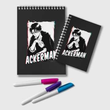 Купить Блокнот «Ackerman monochrome» в Аниме магазине Акки
