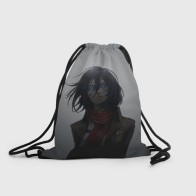Рюкзак-мешок 3D « Микаса Аккерман»
