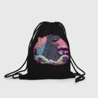 Рюкзак-мешок 3D « Godzilla art»