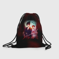 Рюкзак-мешок 3D «Ябоку и Нора. БЕЗДОМНЫЙ БОГ»