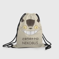Рюкзак-мешок 3D « Мой сосед Тоторо Nekobus»