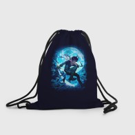 Рюкзак-мешок 3D «Ябоку при свете Луны»