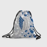 Рюкзак-мешок 3D «AOT логотип»
