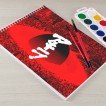 Купить Альбом для рисования «AKIRA logo white» в Аниме магазине Акки