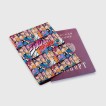 Купить Обложка для паспорта матовая кожа «JOJO`S BIZARRE ADVENTURE HEROES ЦВЕТНОЙ » в Аниме магазине Акки