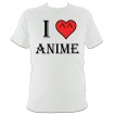 Купить Аниме футболка I Love Anime в Аниме интернет-магазине Акки с доставкой по России